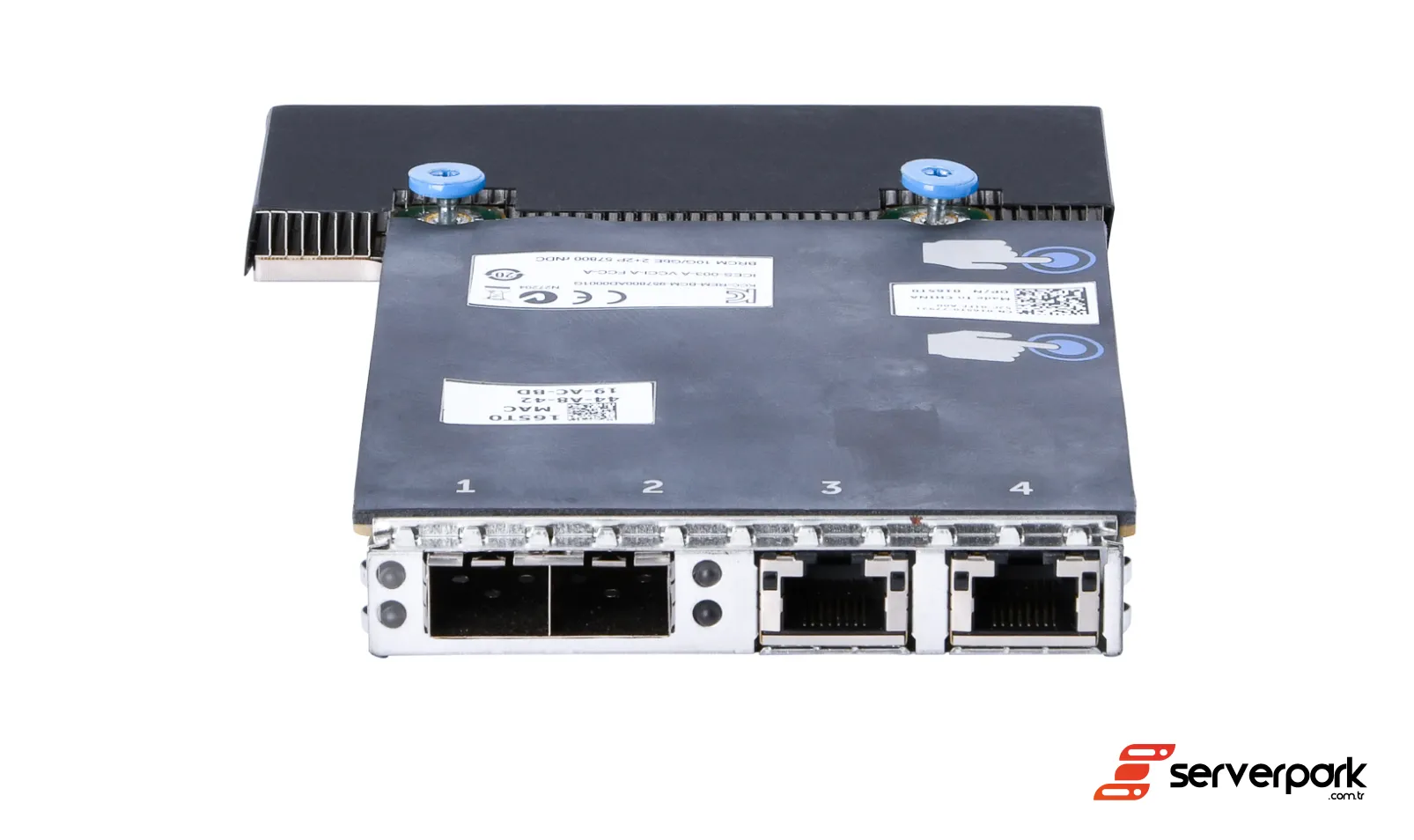 DELL 57800s Dual 10G SFP+ / Dual 1G RJ45 Ethernet Kartı - PN: 0165T0 / 165T0