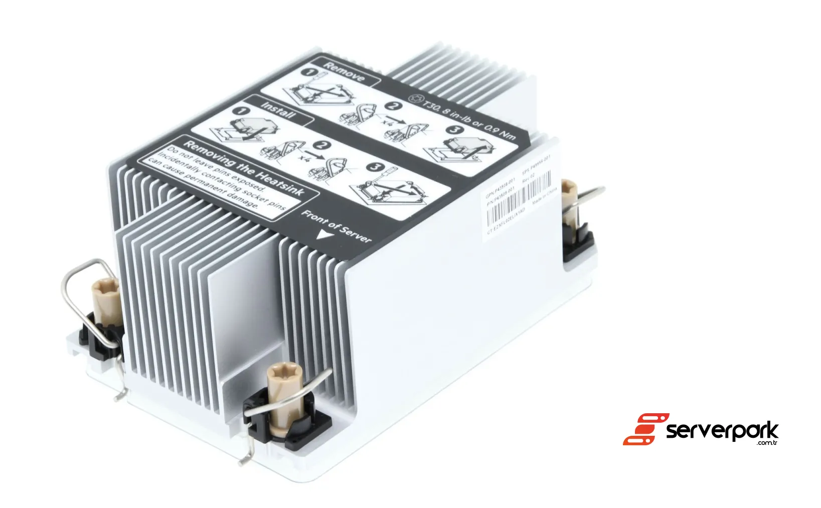 HPE ProLiant DL380 Gen11 Standard Heatsink - - PN: P49956-001 / P43509-001