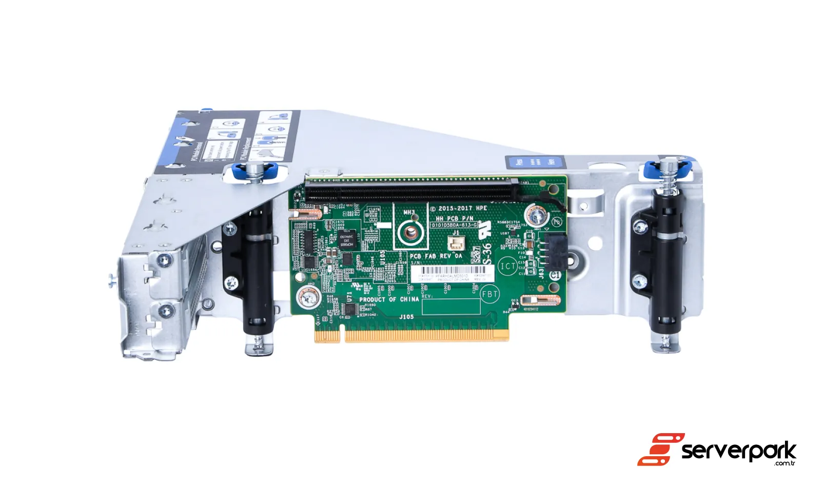 HPE Opsiyonel Üçüncü Riser Kartı - PCIe Gen3 x16 - ProLiant DL380 / DL385 Gen10 - PN: 875061-001 / 826700-B21