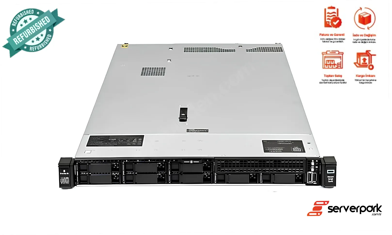﻿HP DL 360 GEN10 8SFF / 2x Platinum 8168  CPU / 256 GB DDR4 /  2 GB Raid / 2 x 500 PS  / Universal Raf Kızak