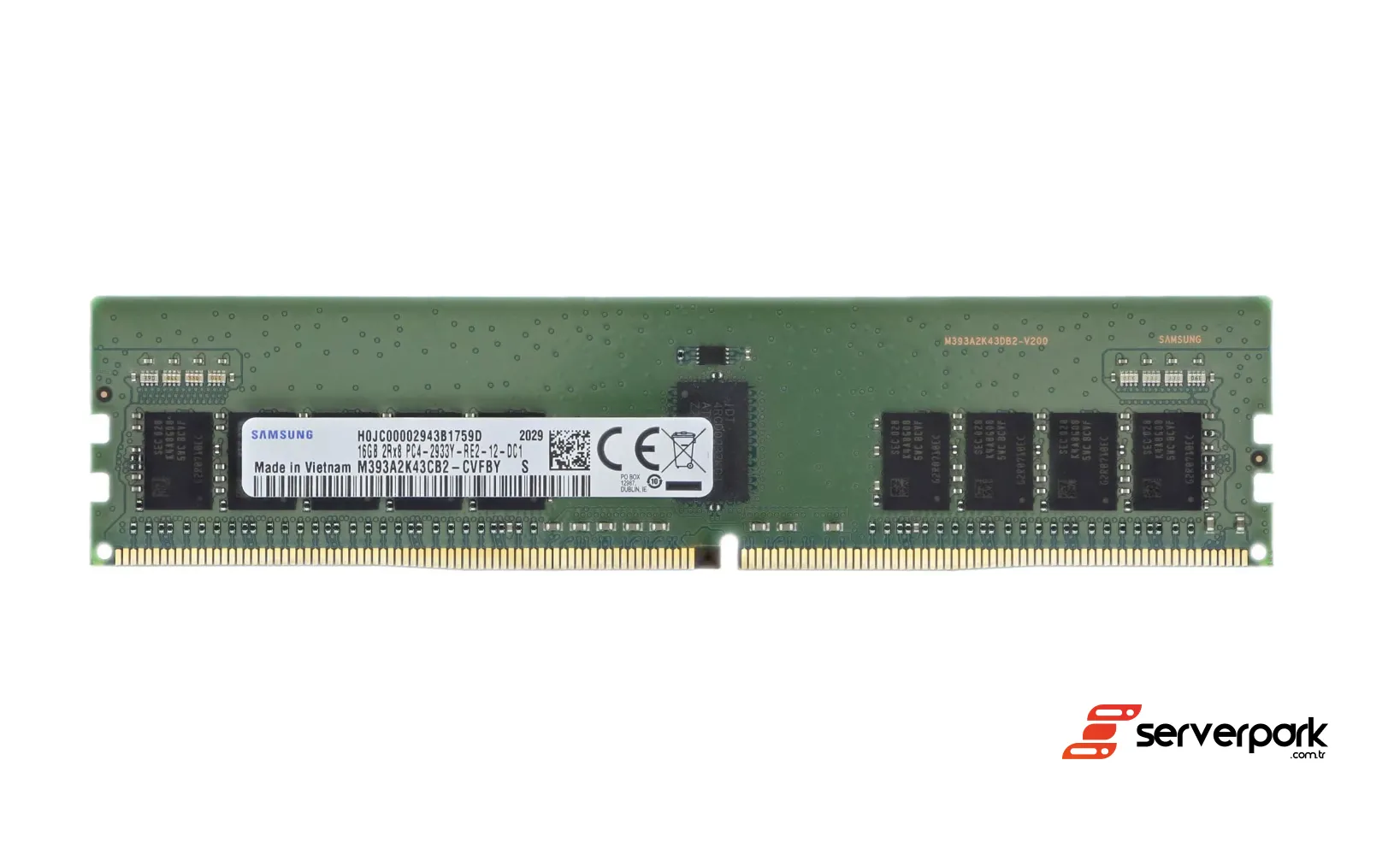 Samsung 16GB 2Rx8 PC4-2933Y  R-DIMM DDR4 REG ECC - PN : M393A2K43CB2-CVF