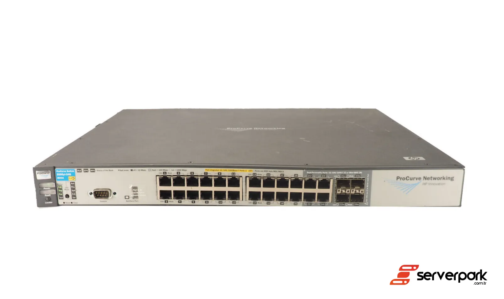 HP ProCurve 3500yl-24G J8692A 24x 1Gb RJ-45, 4x 1Gb SFP -PN: 3500yl-24G J8692A