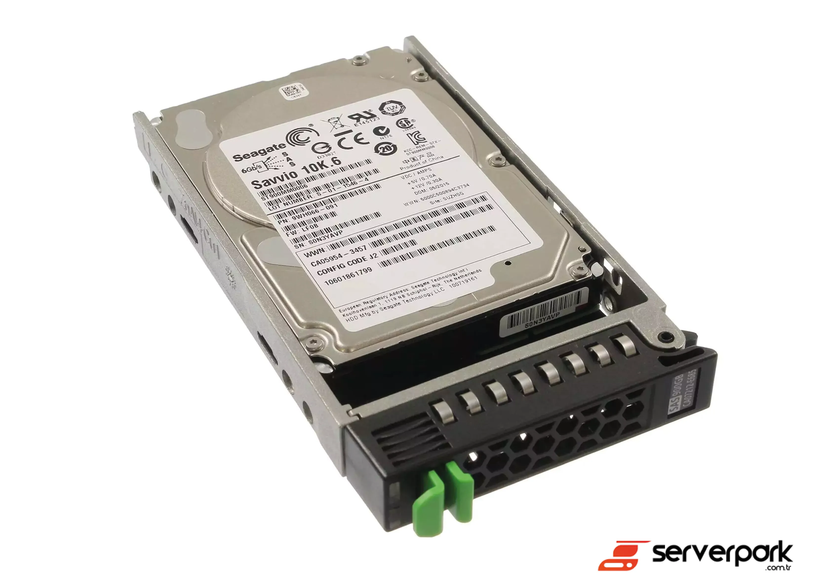Fujitsu Eternus 900GB 6G 10K SAS HDD - PN: CA05954-2637 / CA07670-E653