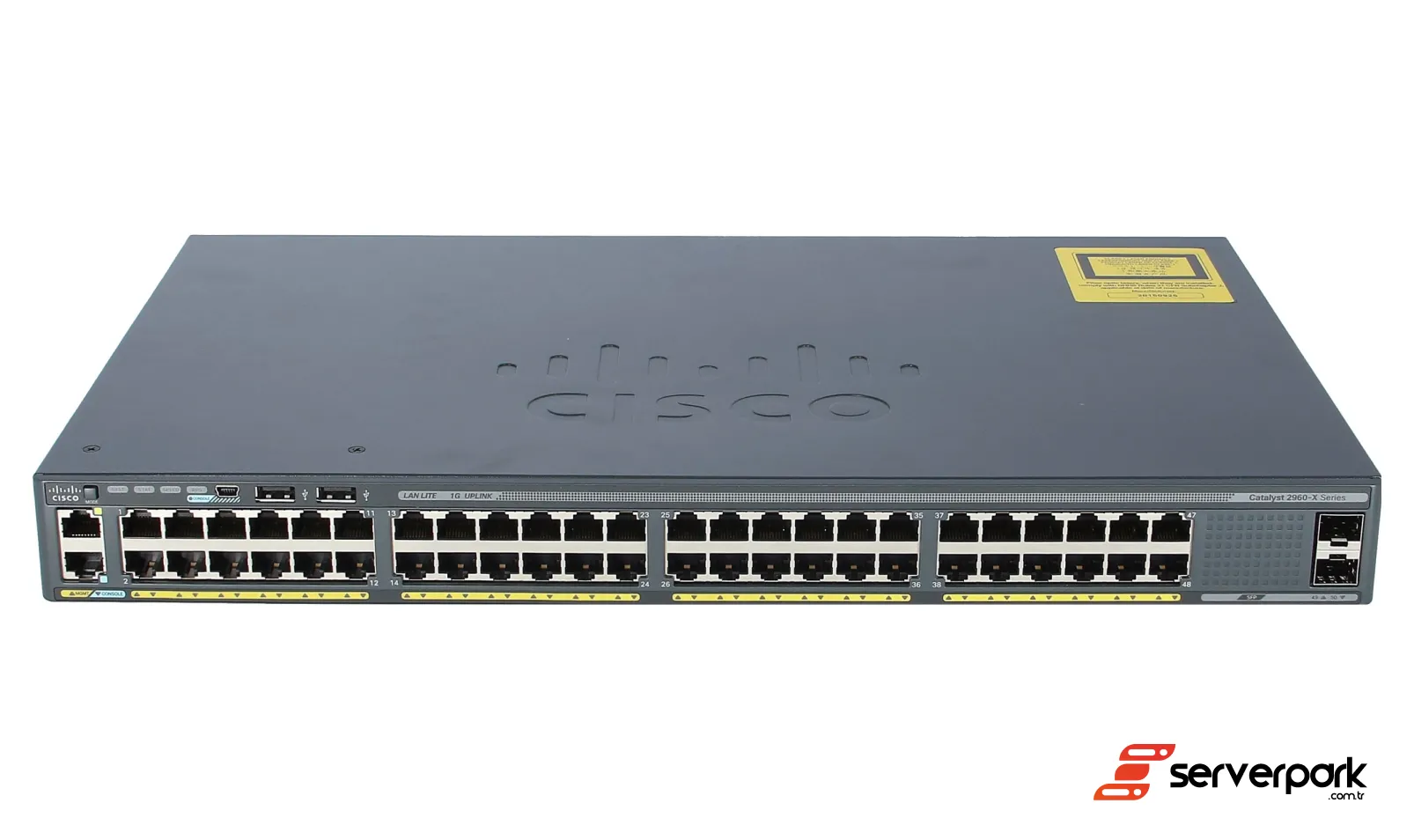 Cisco Catalyst WS-C2960XR-48FPS-I 48x 1Gb RJ-45, 4x 1Gb SFP, 1x PSU - PN: WS-C2960XR-48FPS-I