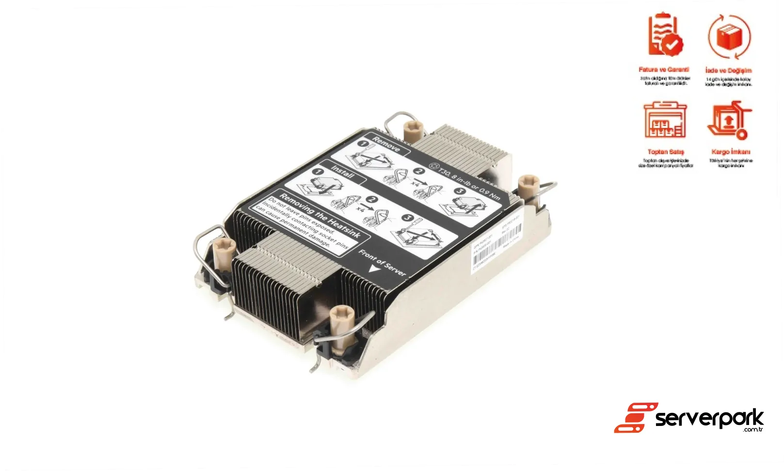 HP ProLiant DL360 Gen11 Heatsink PN: P43830-001