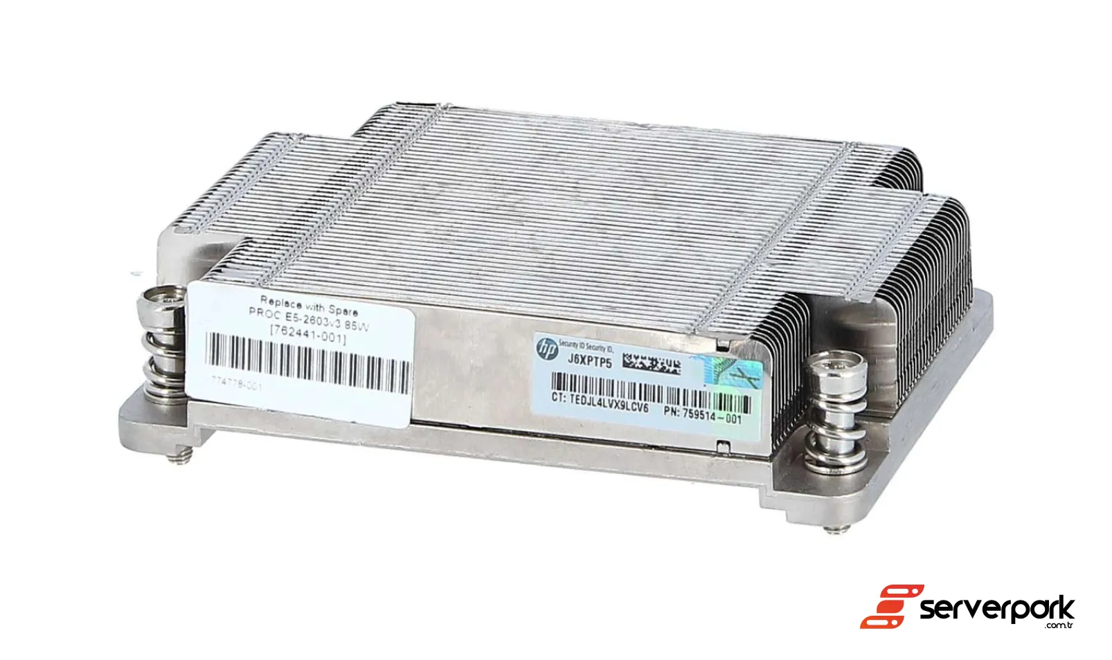 HPE Standard Efficiency / Performance ProLiant DL60 / DL120 Gen9 Heatsink - PN: 790498-001