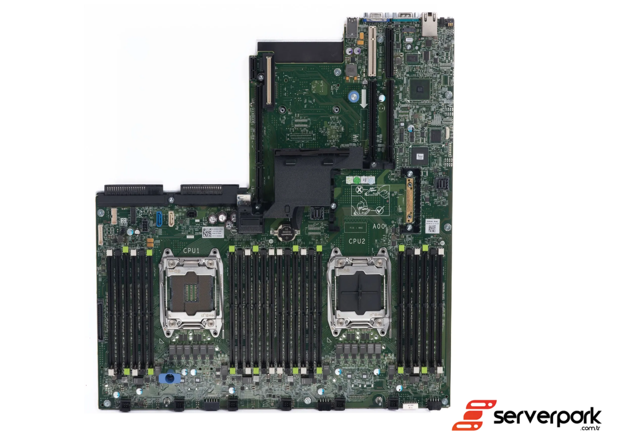 DELL PowerEdge R730 / R730xd  Motherboard  - PN : 0599V5 / 599V5