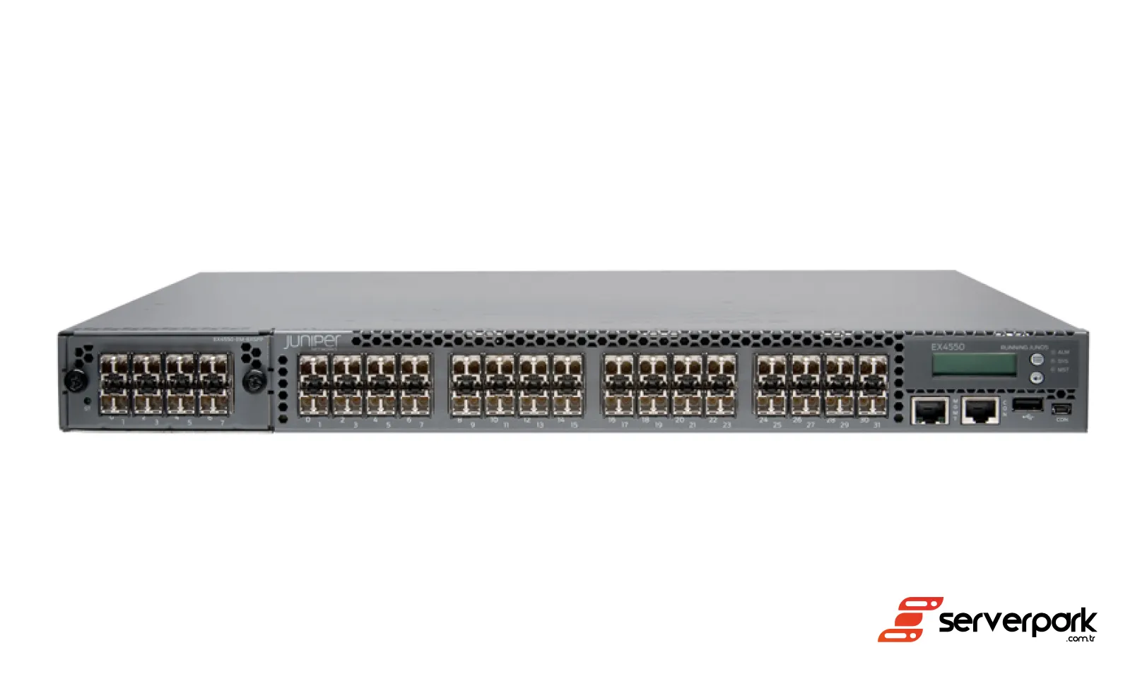 Juniper EX4550-32F-AFI 32-Port 1/10GbE SFP+ PN:  EX4550-32F-AFI