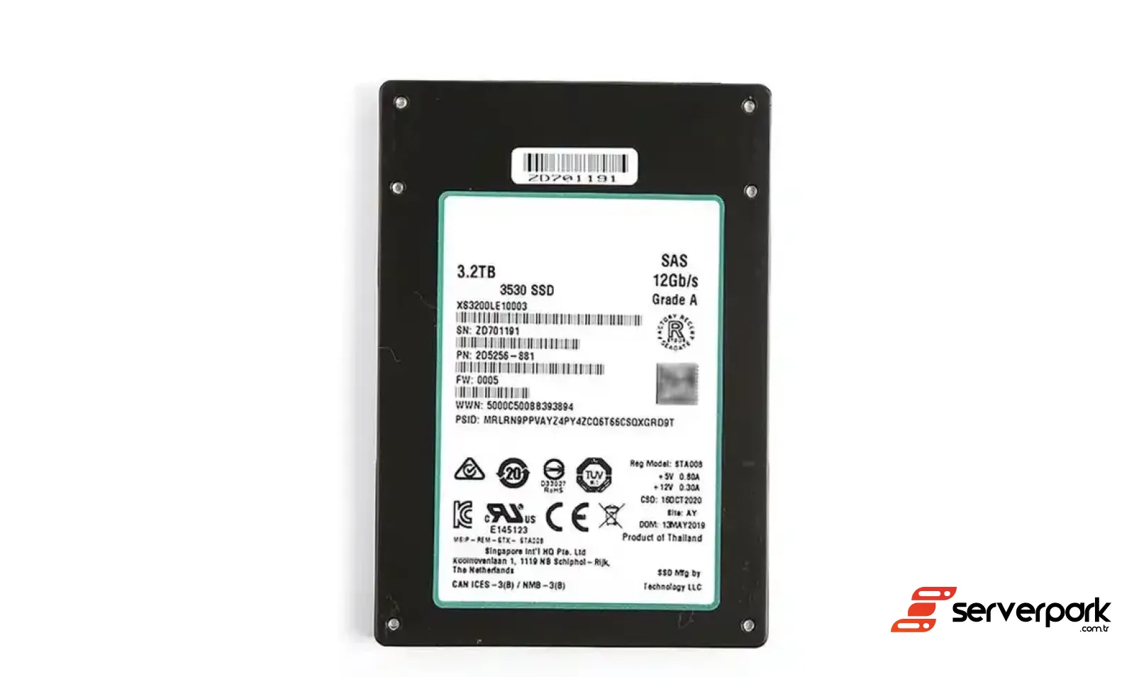 Seagate Nytro 3530 3.2TB 2.5' SAS SSD - PN: XS3200LE10003