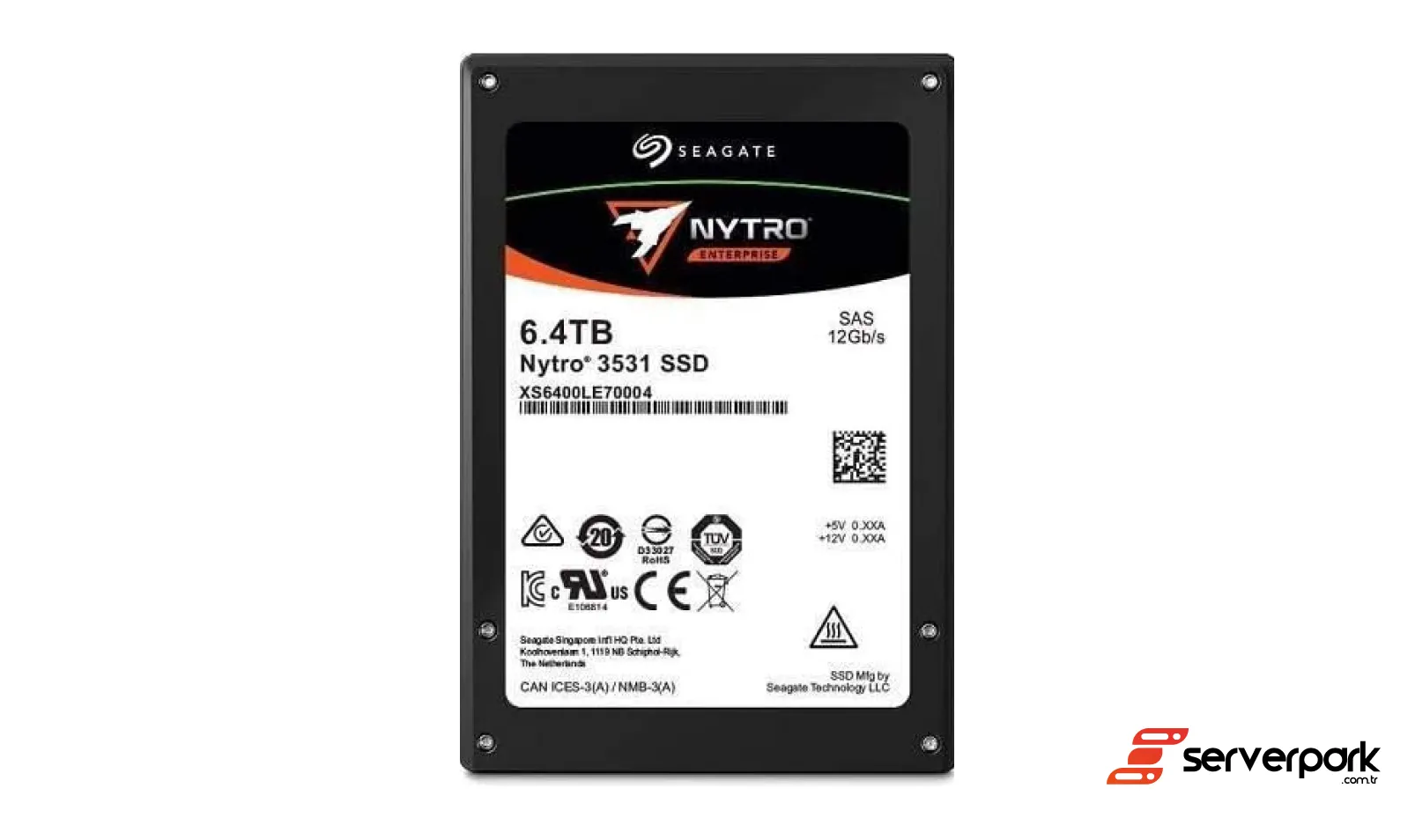 Seagate Nytro 3531 6.4TB 2.5' SAS SSD - PN: XS6400LE70004