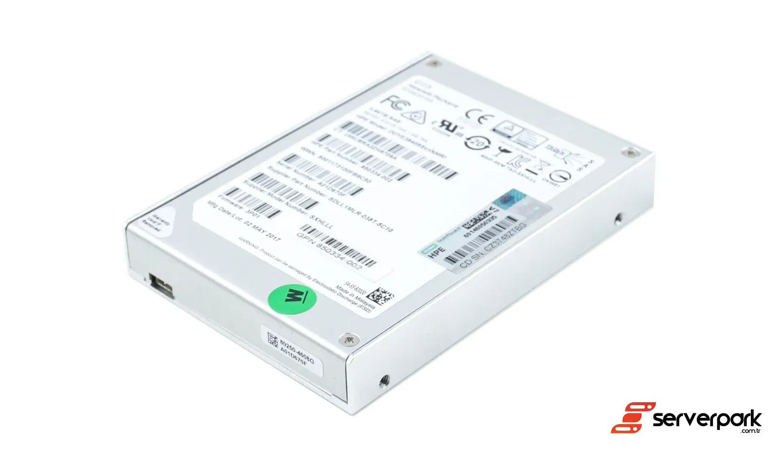 HPE 3.84TB 2,5'' SAS SSD - PN: 850334-002