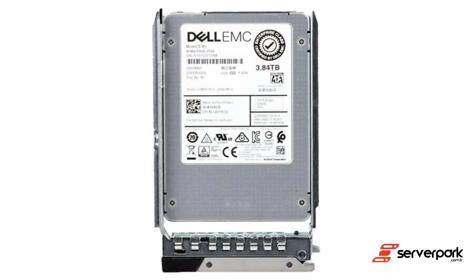 DELL 3.84TB 2.5' SATA SSD - PN: 0W9GHD / W9GHD