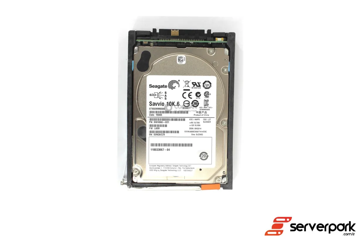 DELL EMC 900GB 2.5' SAS Hard Disk - PN: 118033067-04 / 005050701