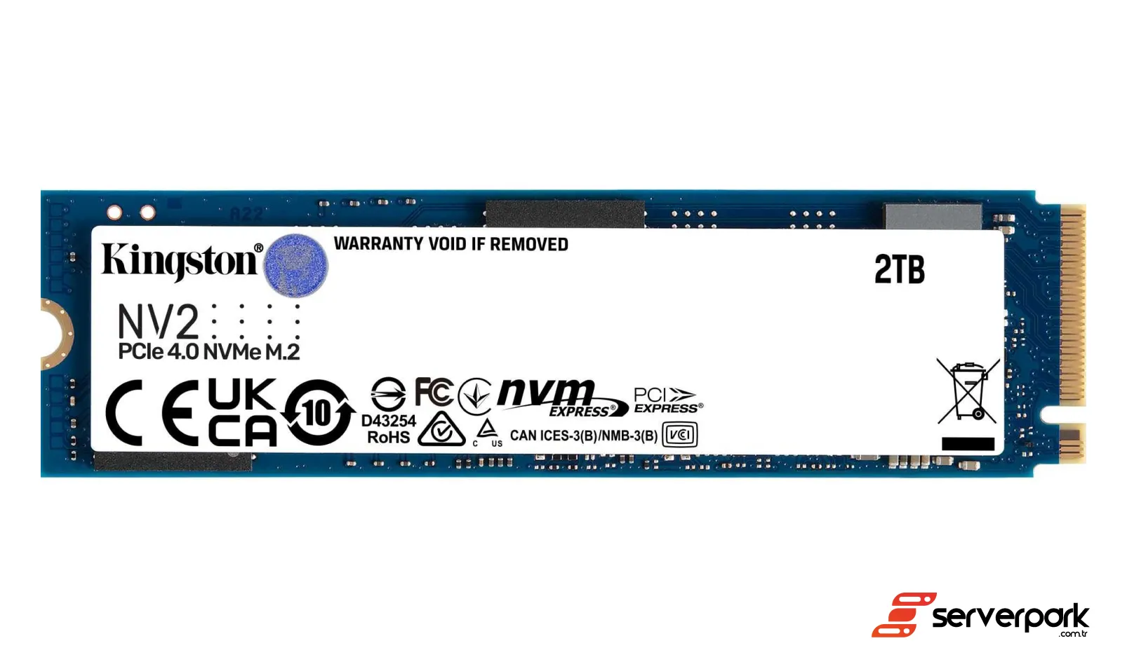 Kingston NV2 2TB NVMe M.2 SSD - PN: SNV2S/2000G