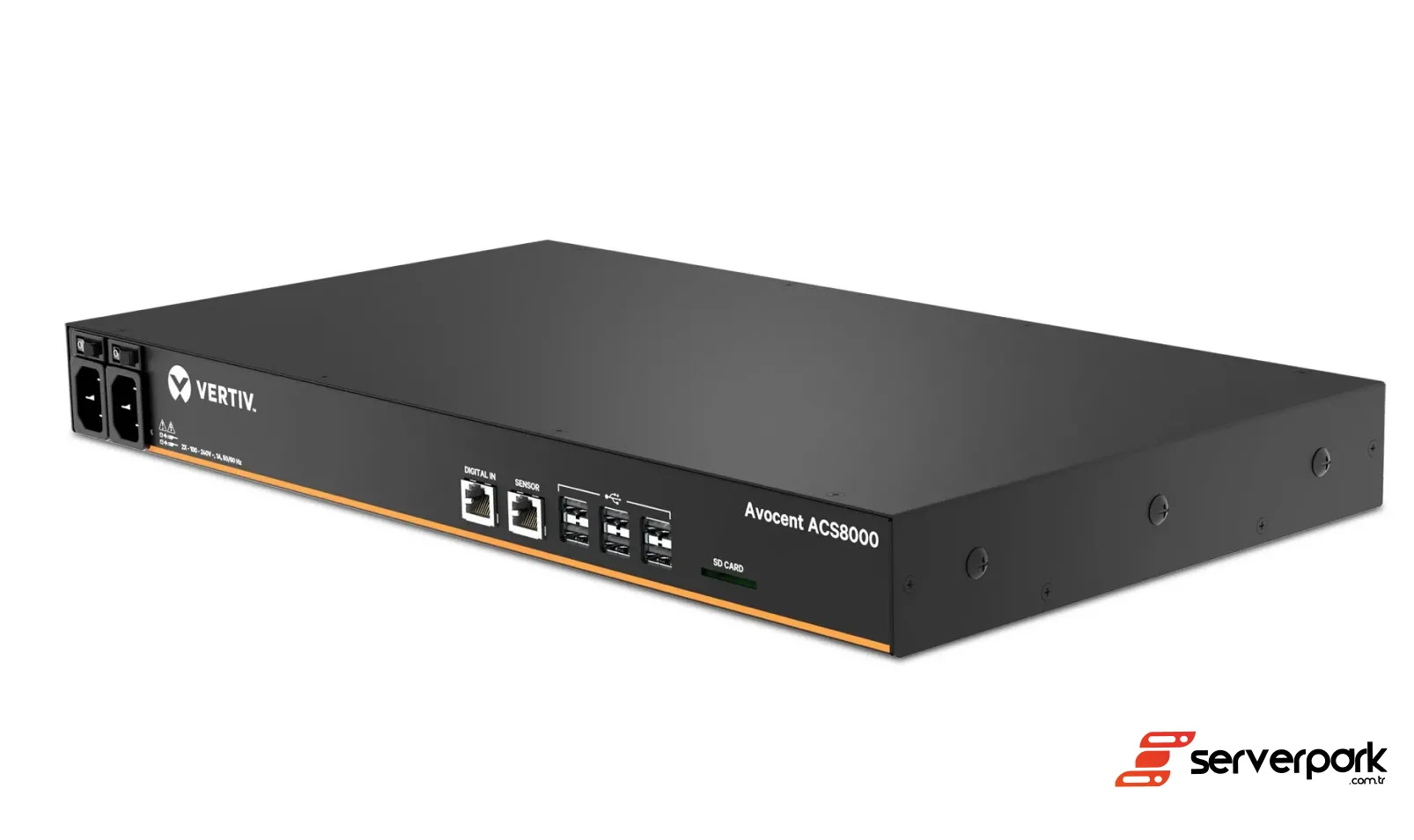 Avocent ACS8000 Advanced Console Server 16 ila 64x seri konsol portu (RS-232/RS-485),  2x 1G 