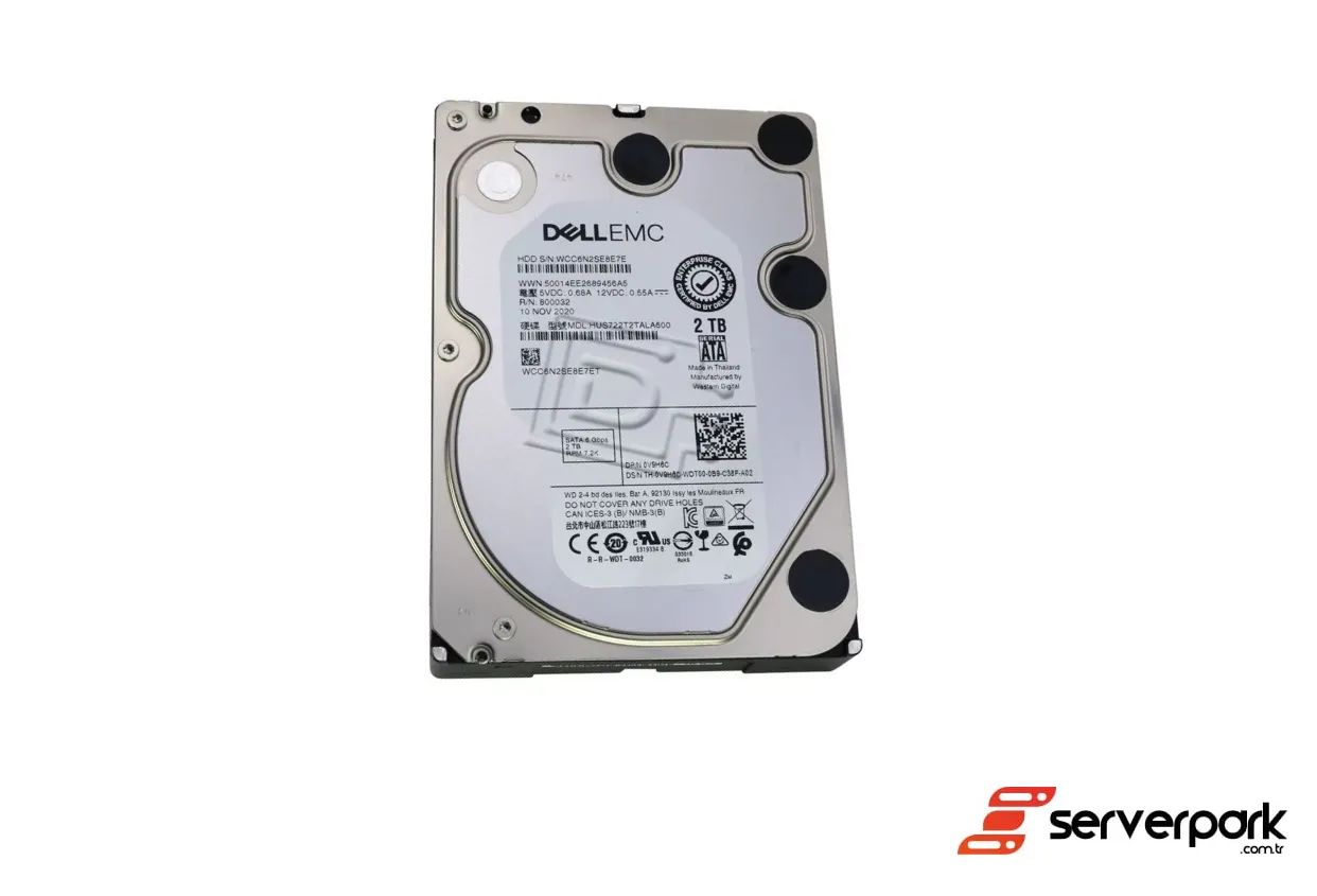 DELL EMC 2TB 3.5' LFF Hard Disk - PN: V9H6C