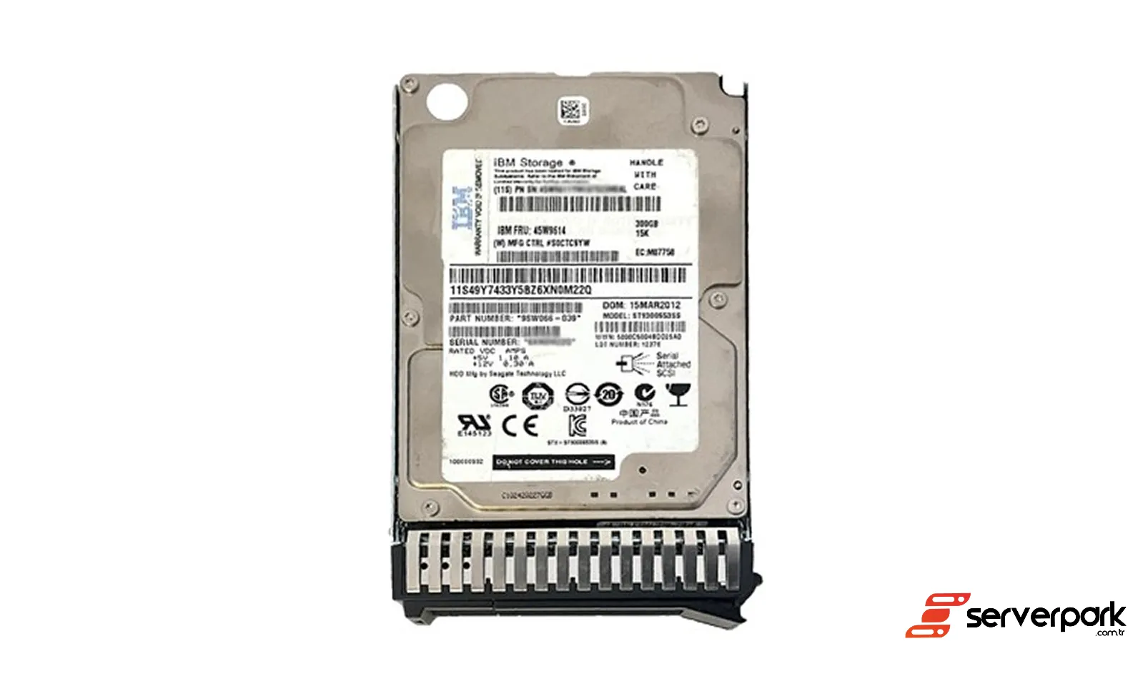 IBM 3.84TB 2.5' SAS SSD - PN: 02PX542 / 02YC039