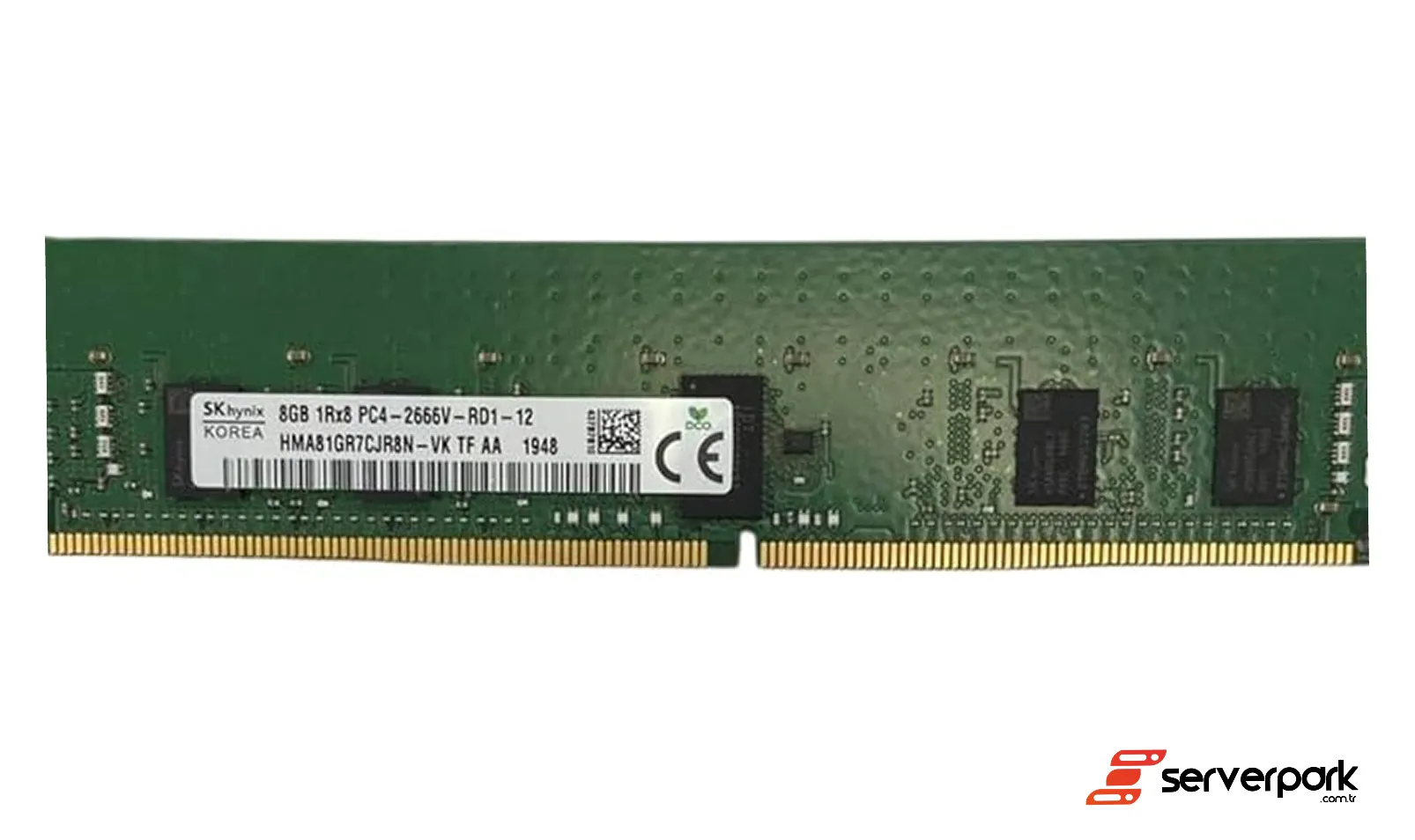 SK hynix 8GB 1Rx8 PC4-2666V R-DIMM DDR4 REG ECC - PN : HMA81GR7CJR8N-VK