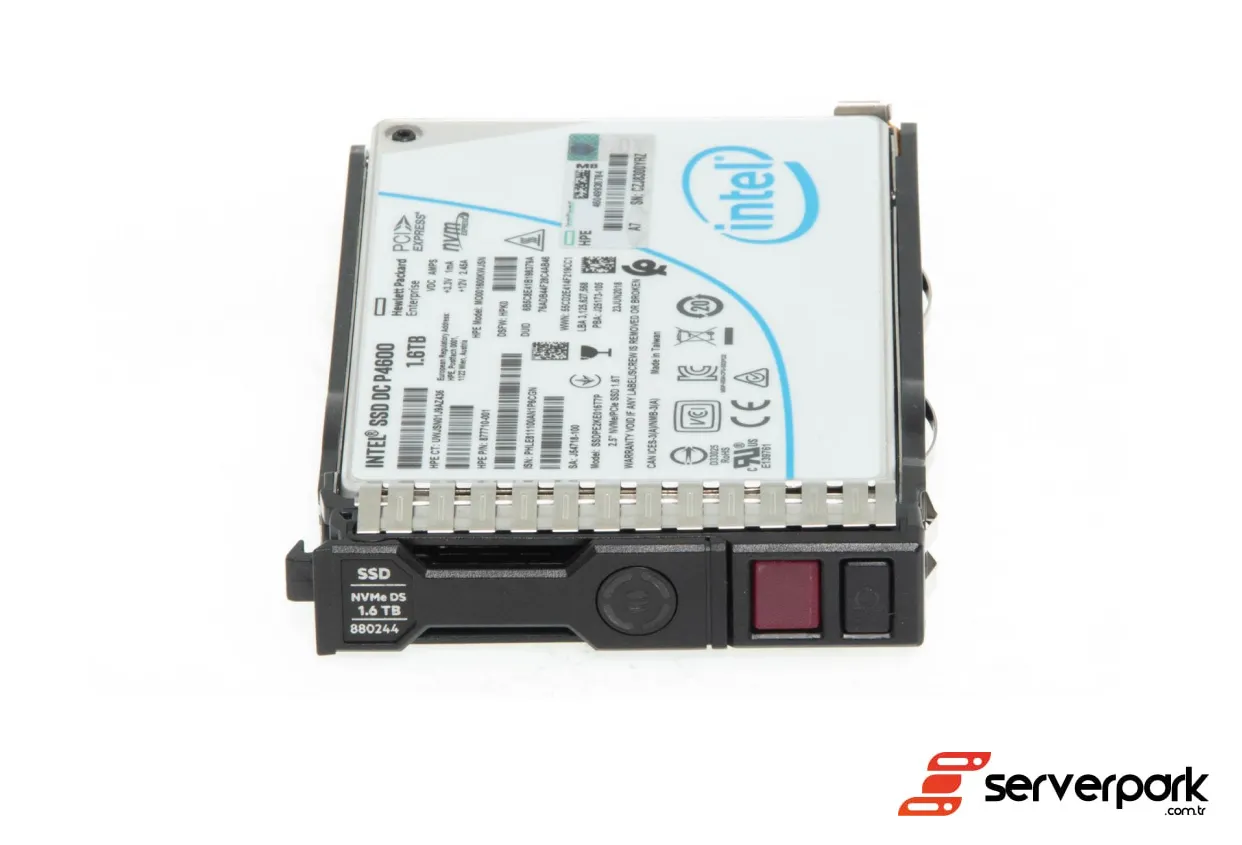 HPE 1.6TB NVMe Gen3 SSD 2.5' SFF - PN: 880244-001 / 877994-B21
