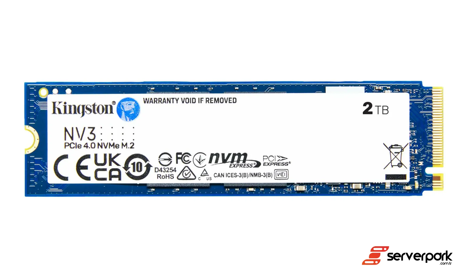 Kingston NV3 2TB NVMe M.2 SSD - PN: SNV3S/2000G