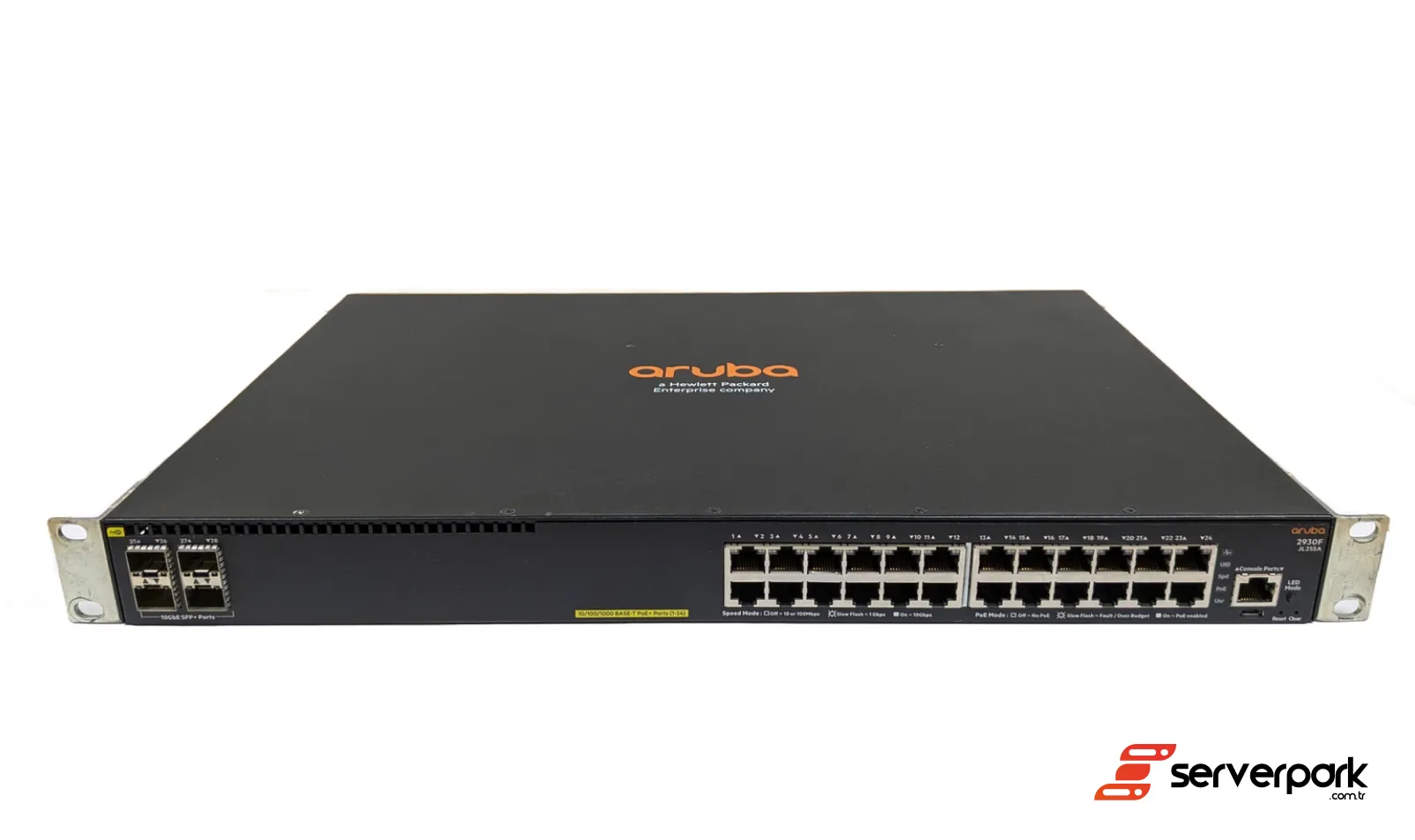 Aruba 2930F JL255A 24x 1Gb RJ-45 PoE+, 4x 10Gb SFP+