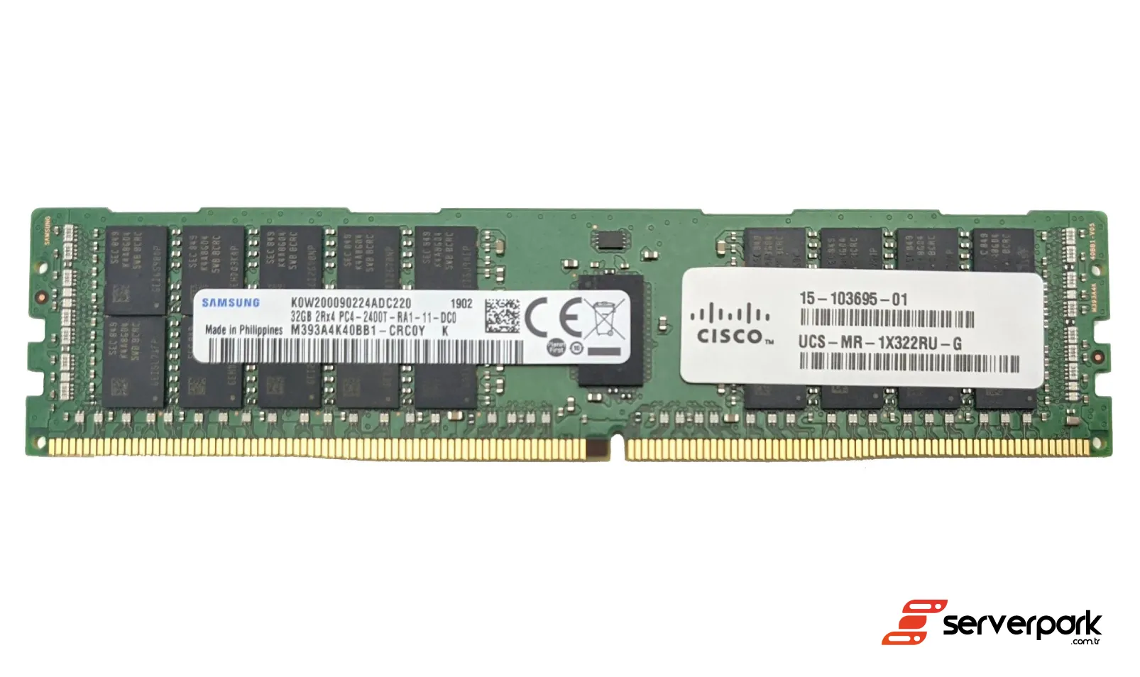 Cisco 32GB 2Rx4 PC4-2133P R-DIMM DDR4 REG ECC PN: 15-103695-01