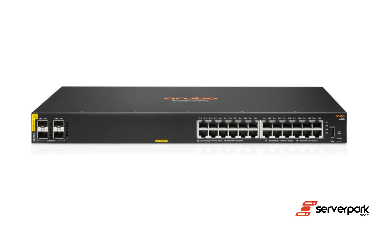 Aruba 6100 24x 1Gb RJ-45 PoE, 4x 10Gb SFP+ - PN: JL677A