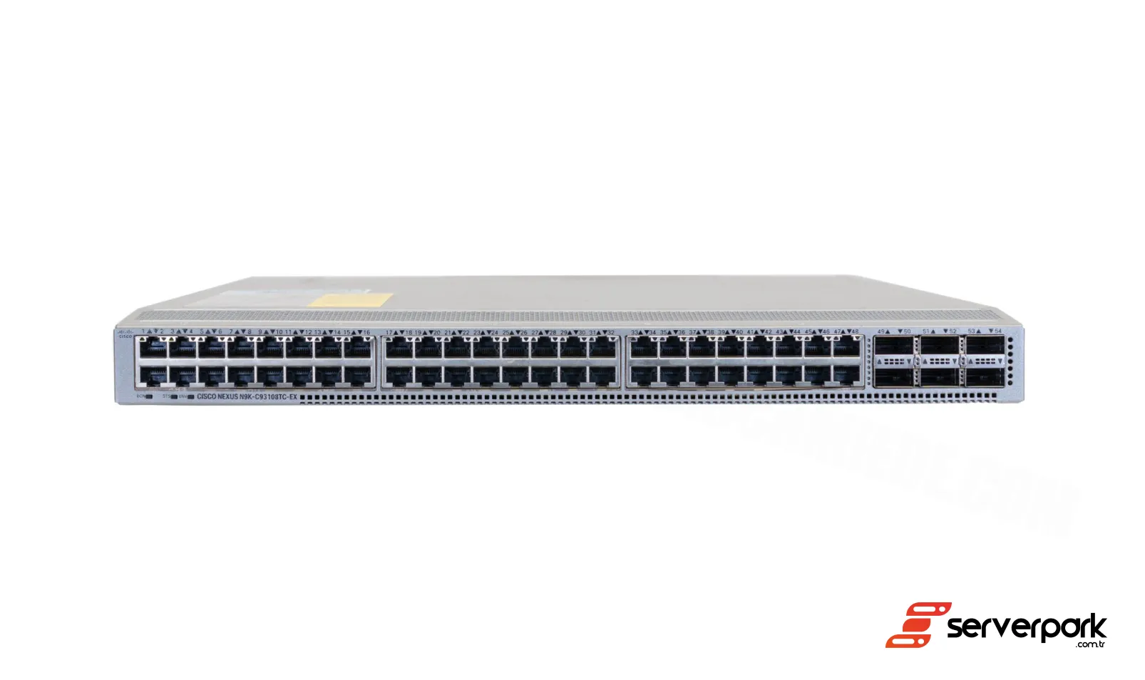 Cisco Nexus N9K-C93108TC-EX 48x 10Gb RJ45, 12x 25Gb SFP28, 3x 100Gb QSFP28 - PN: N9K-C93108TC-EX