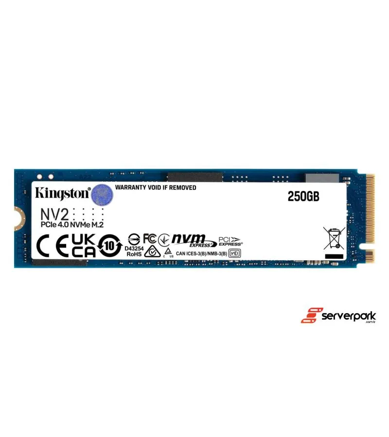 Kingston NV2 250GB NVMe M.2 SSD – PN: SNV2S/250G