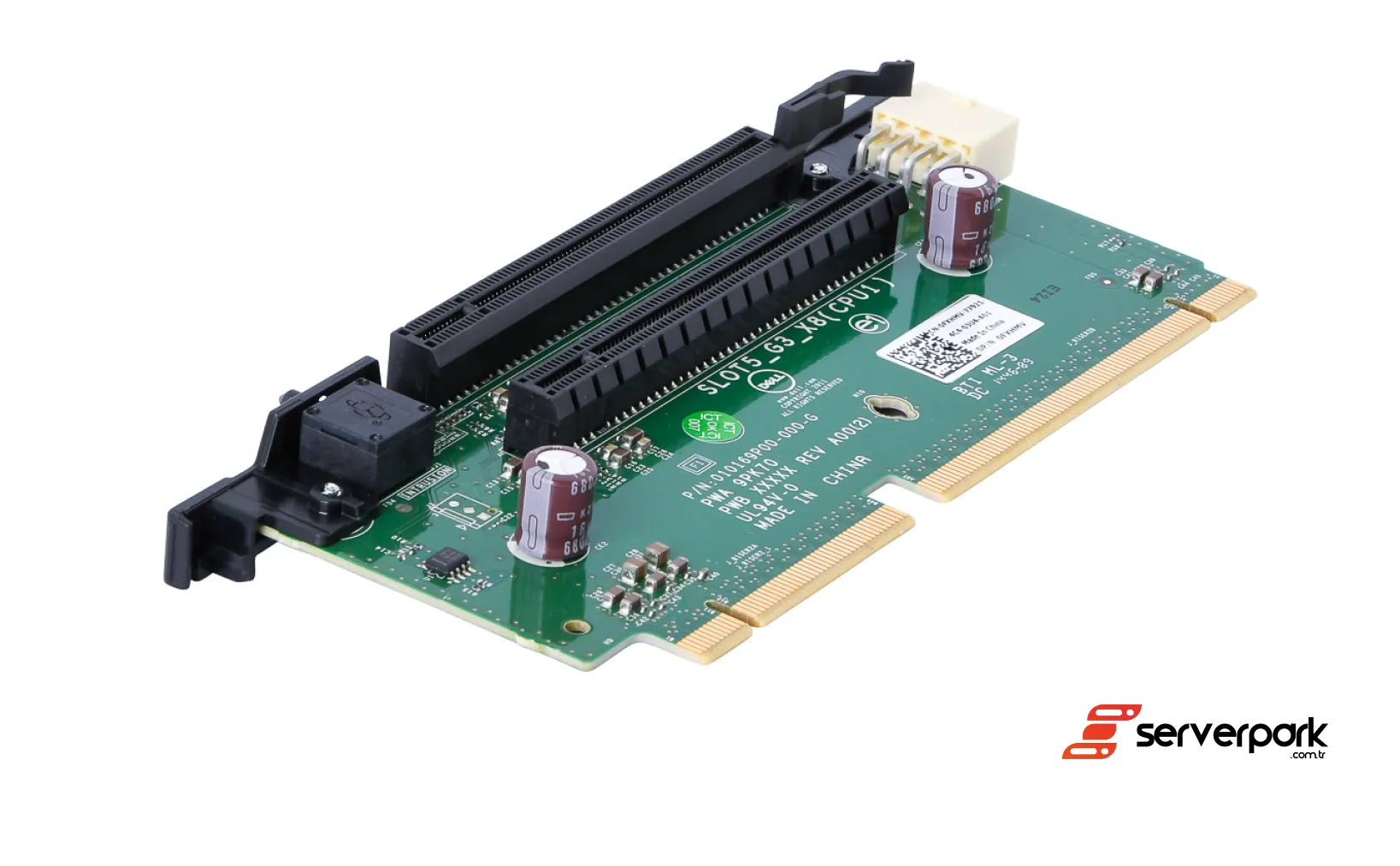 DELL Riser Kart - PCIe x16, PCIe x8 - PowerEdge R720 / R720xd - PN: 0FXHMV / FXHMV