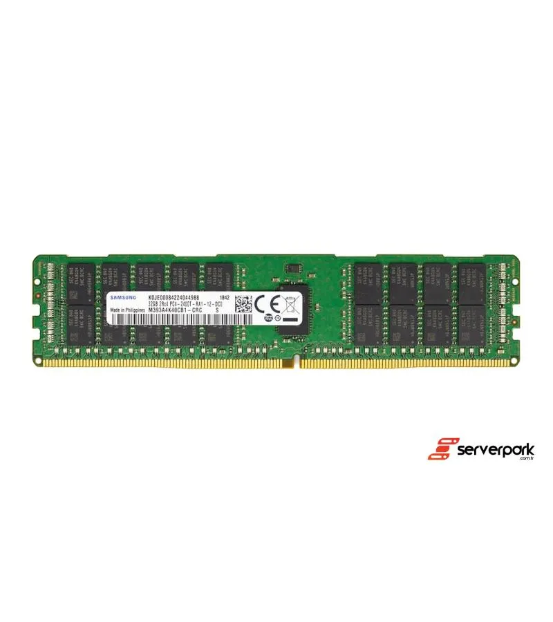 Samsung 32GB 2Rx4 PC4 2400T R-DIMM DDR4 REG ECC - M393A4K40CB1-CRC PN:  M393A4K40CB1-CRC