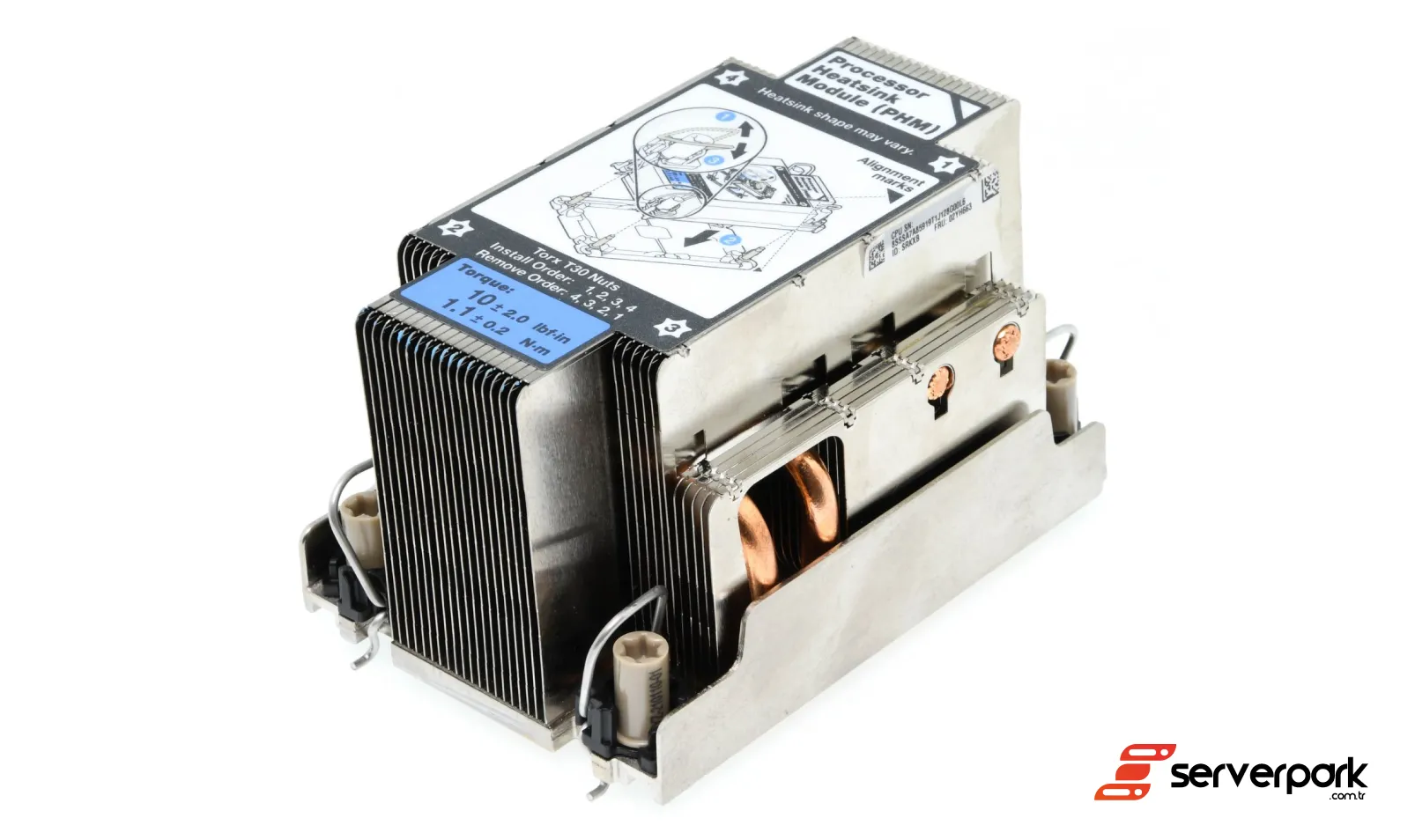 Lenovo ThinkAgile / ThinkEdge / ThinkSystem V2 2U Standard Heatsink  PN: 02YE600