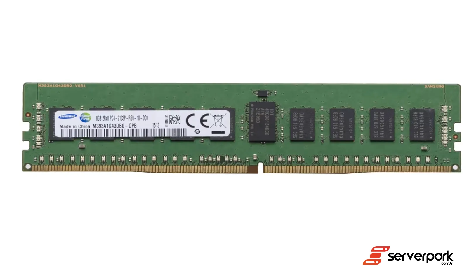 Samsung 8GB 2Rx8 PC4-2133P R-DIMM DDR4   REG ECC PN:M393A1G43DB0-CPB