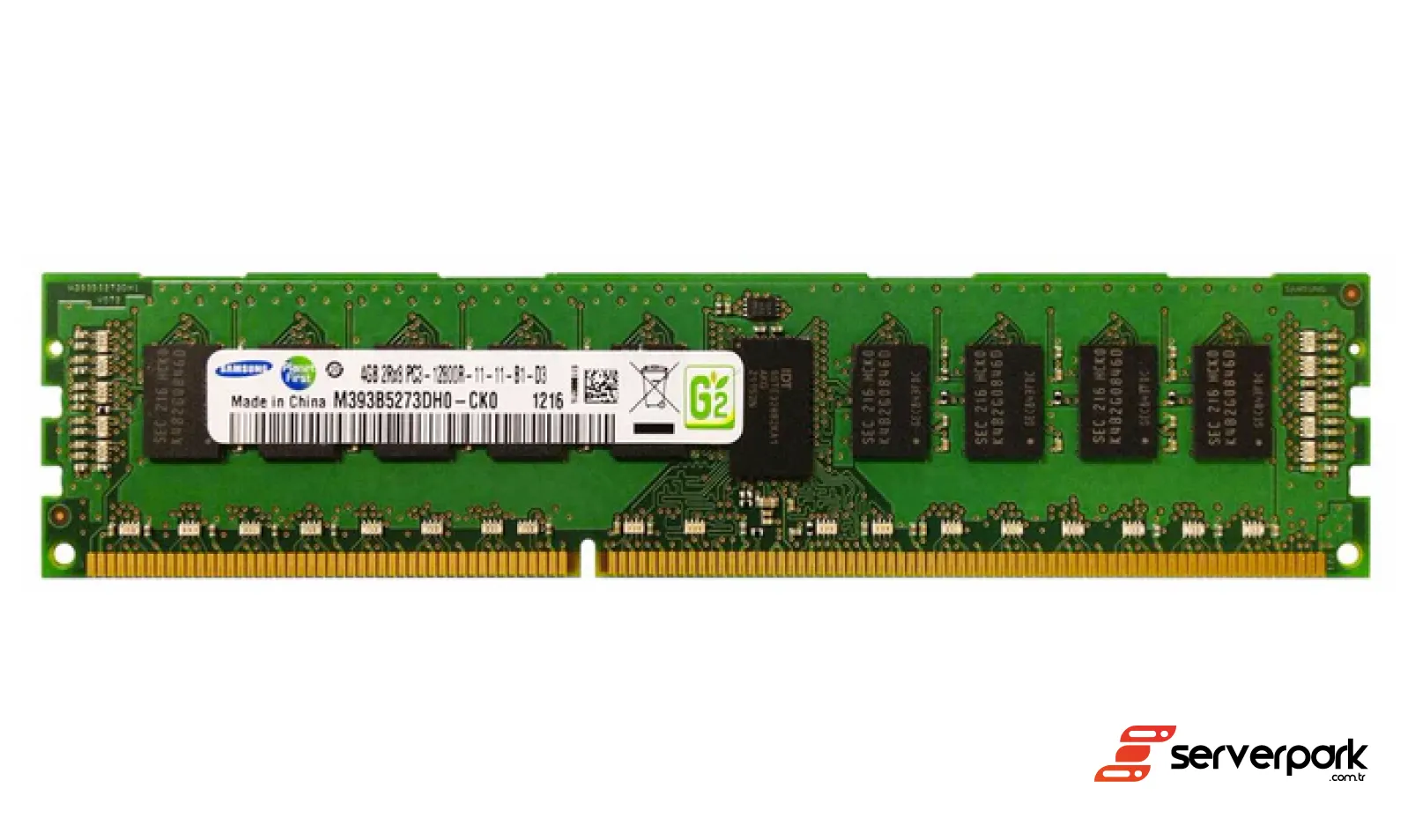 HP 4GB 1Rx4 PC3-12800R R-DIMM DDR3 REG ECC - PN: 647648-171