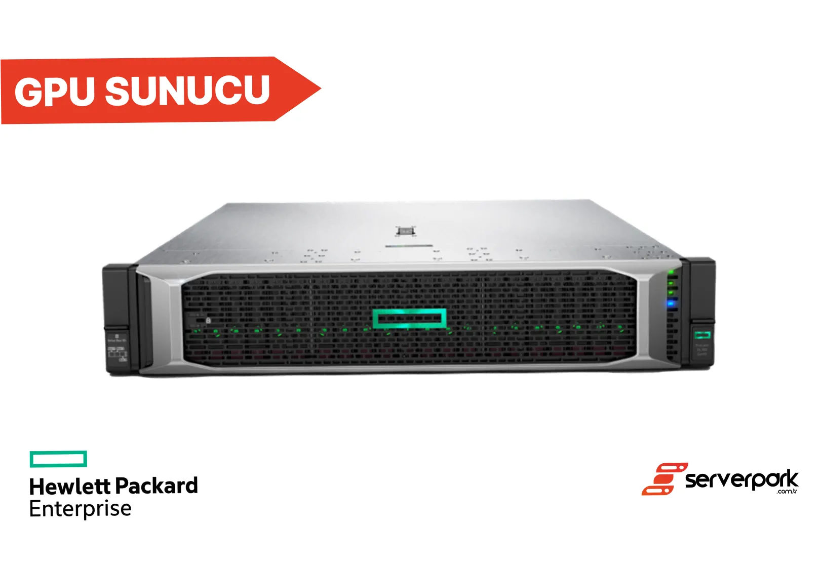 HP DL 380 GEN10 8SFF - GPU NVIDIA A2 16GB  / 2 x Intel® Xeon® Gold 6138 CPU / 256 GB DDR4 / 2 GB Raid / 2 x 500 PS / Universal Raf Kızak