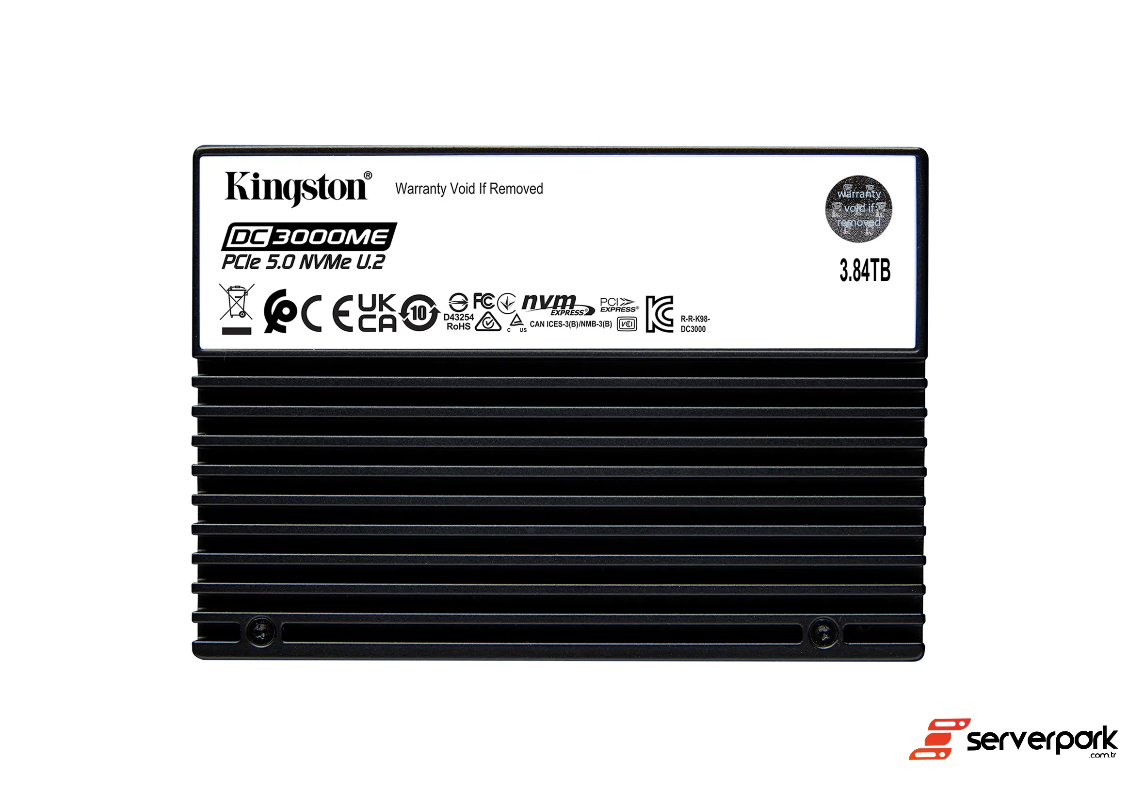 Kingston DC3000M 3.84TB NVMe U.2 SSD - PN: SEDC3000M/3840G