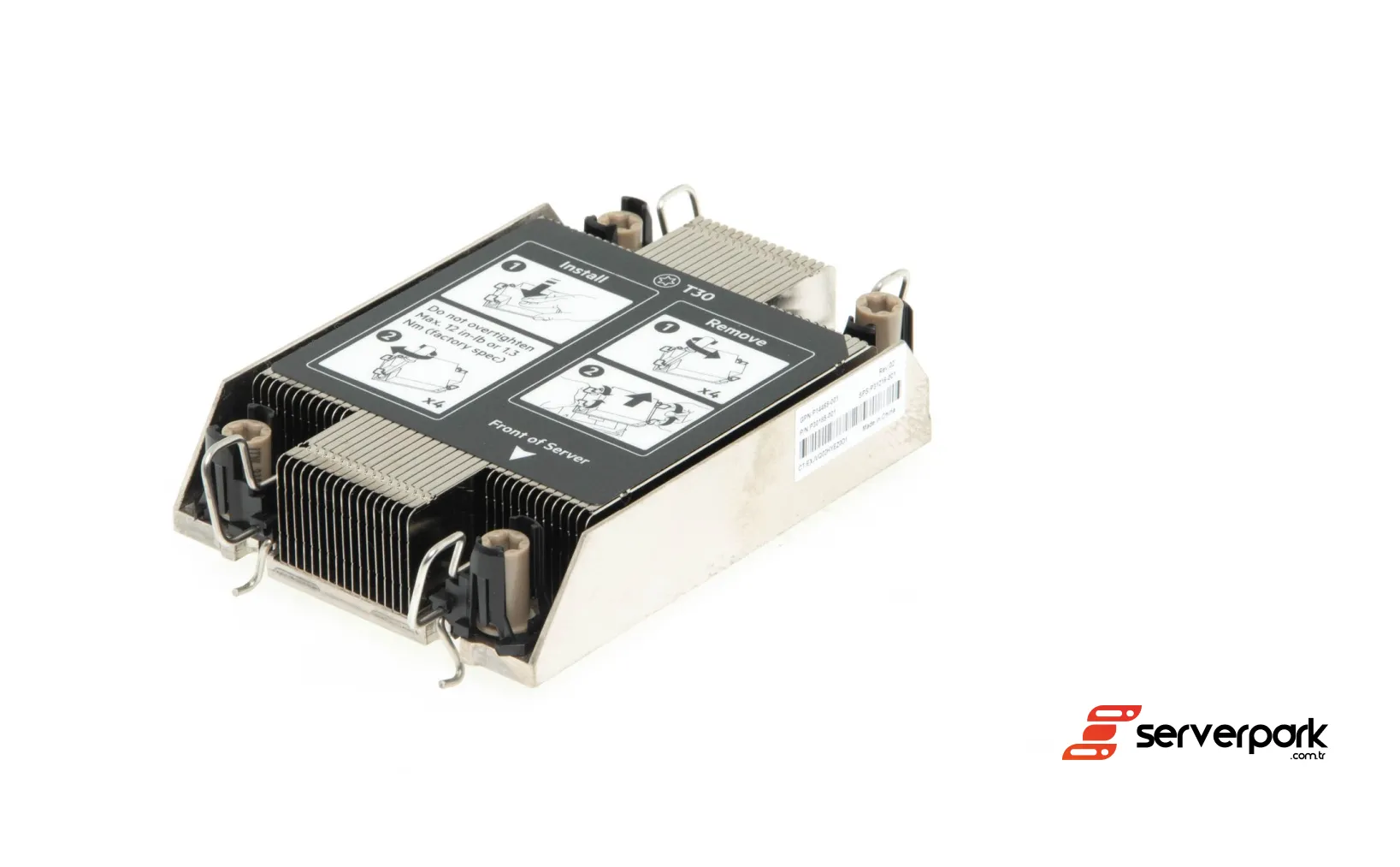HPE  - ProLiant DL360 Gen10 Plus Standard Heatsink- PN: P31216-001 / P37863-B21