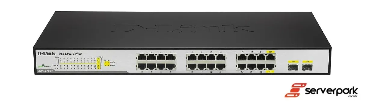 D-Link (DGS-1224T) 24-Port Gigabit Ethernet Switch PN: RGS1224TEGE..D2G