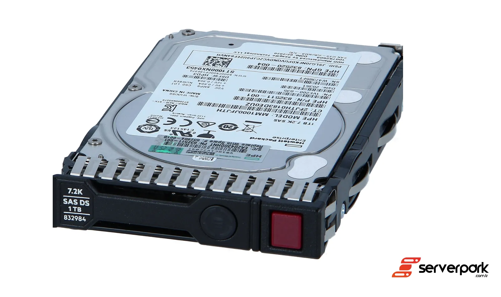 HPE 1TB 2.5' 7.2K SAS HDD - PN: 832984-001 / 832514-B21