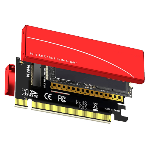Bigboy PCIe 3.0 x16 PCIe NVMe M.2 1U Sogutuculu Server Çevirici Ünite